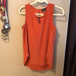 Key hole back blouse